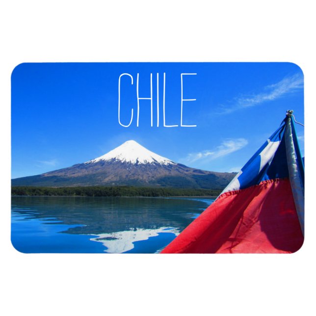 Imán chile volcánico osorno (Horizontal)