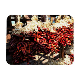 Imán Chili Ristras Santa Fe New Mexico Magnet