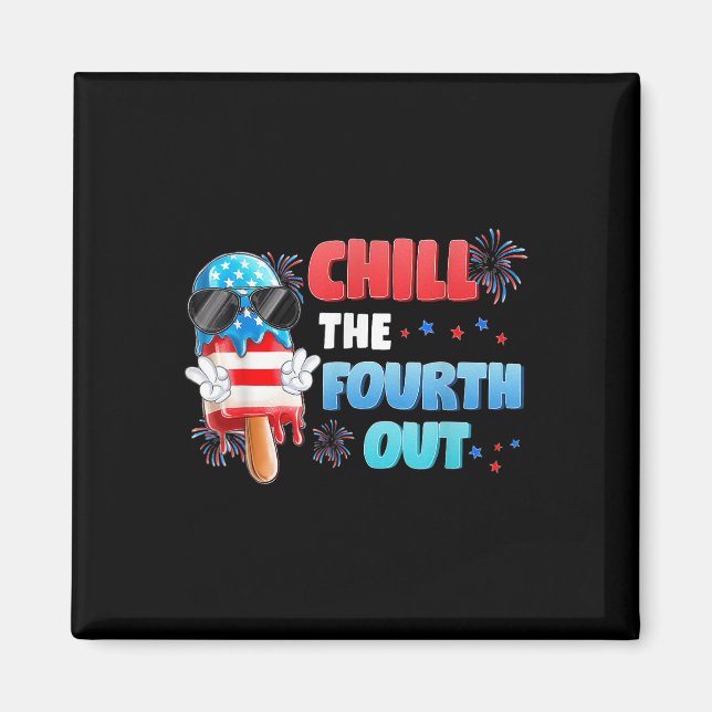 Imán Chill Fourth Out Ice Cream Popsicle (Frente)
