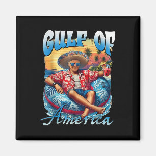 Imán Chill Greeting Desde El Golfo De Ee.Uu. Patrio