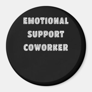 Imán Chill Meme, trabajadora de ayuda emocional