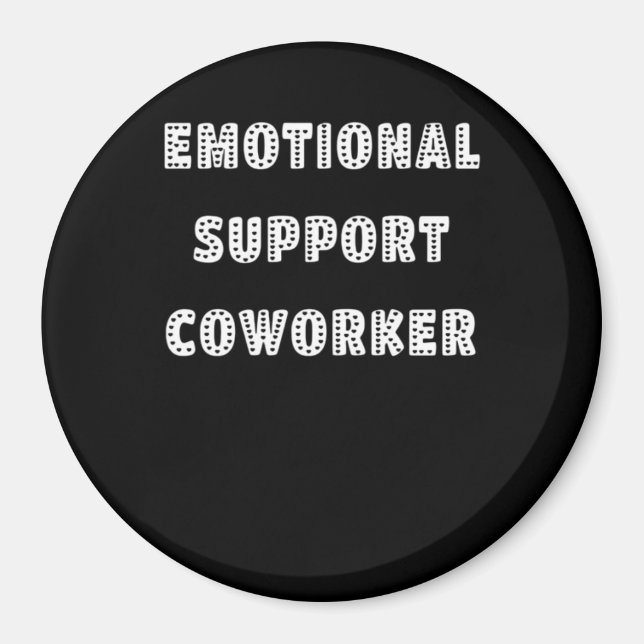 Imán Chill Meme, trabajadora de ayuda emocional (Frente)