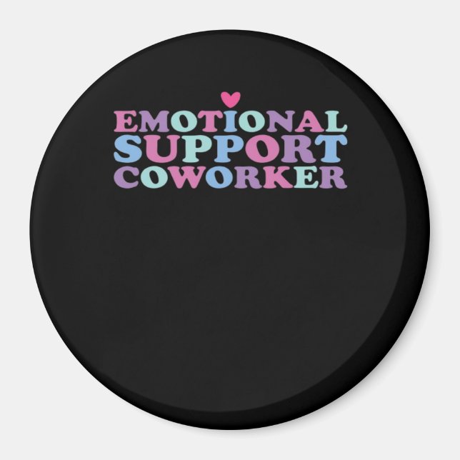 Imán Chill Meme y Viral, trabajadora de ayuda emocional (Frente)