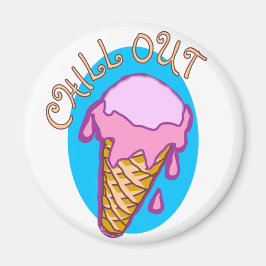 Imán Chill Out Ice Cream Magnet