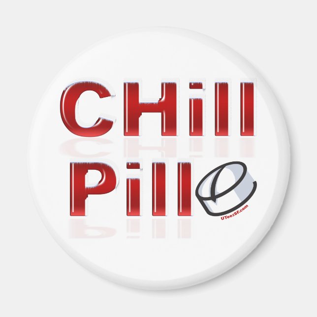 Imán Chill Pill Funny PMS (Frente)