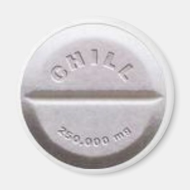 Imán Chill Pill Magnet (Frente)