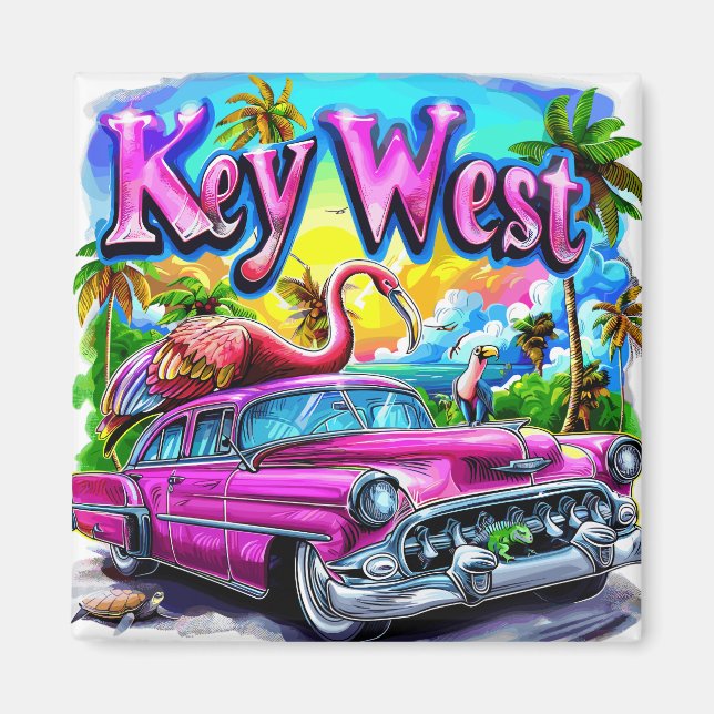 Imán Chillin' en Key West, Florida (Frente)