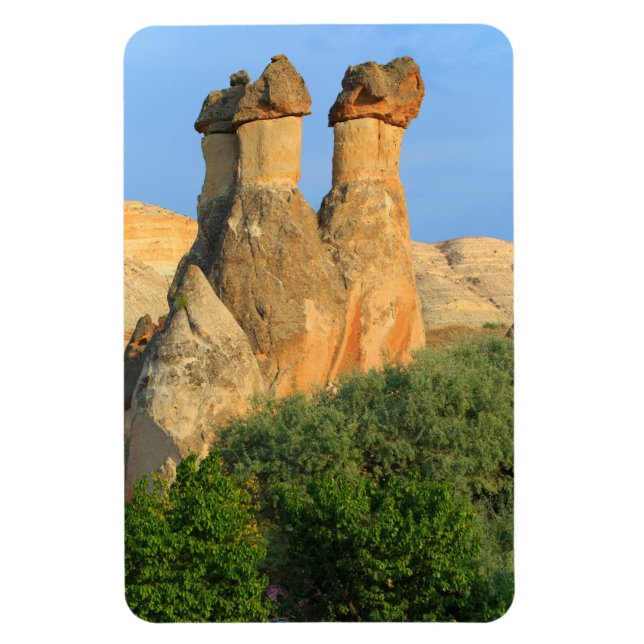Imán chimeneas de hadas al atardecer (Vertical)
