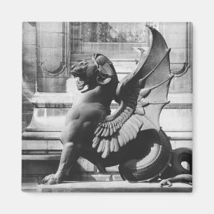 Imán Chimera de la fuente de St. Michel, París