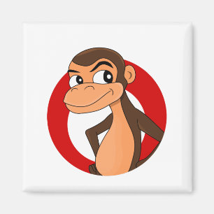 Imán Chimp personalizado imnet