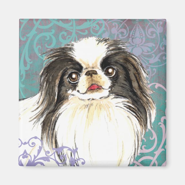 Imán Chin japonés elegante (Frente)