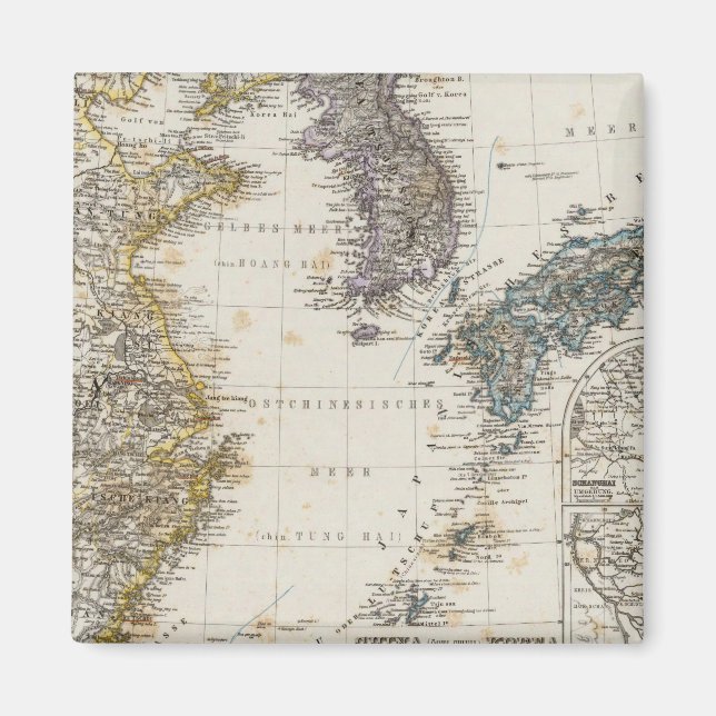 Imán China, Corea, Japón (Frente)