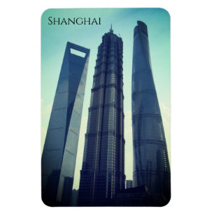 Imán china de torres de Shanghai
