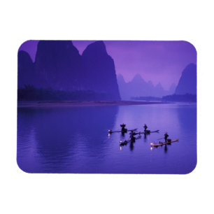 Imán China, río Li. Pescadores de cormoranes.