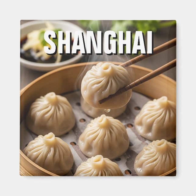 Imán China Shanghai Xiaolongbao (Frente)