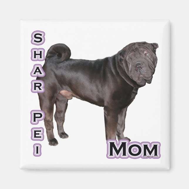 Imán Chino Shar-Pei Mom 4 - Magnet (Frente)