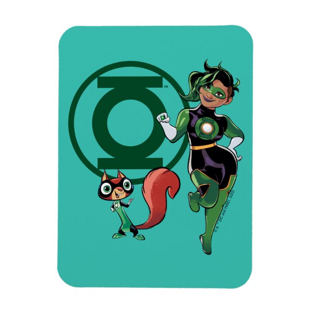 Imán Chip & Green Lantern (Vertical)
