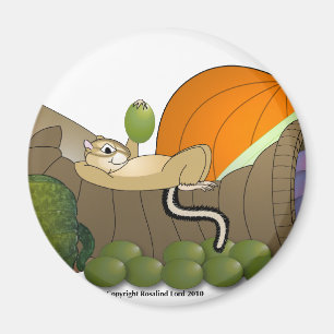 Imán Chipmunk en cornucopia