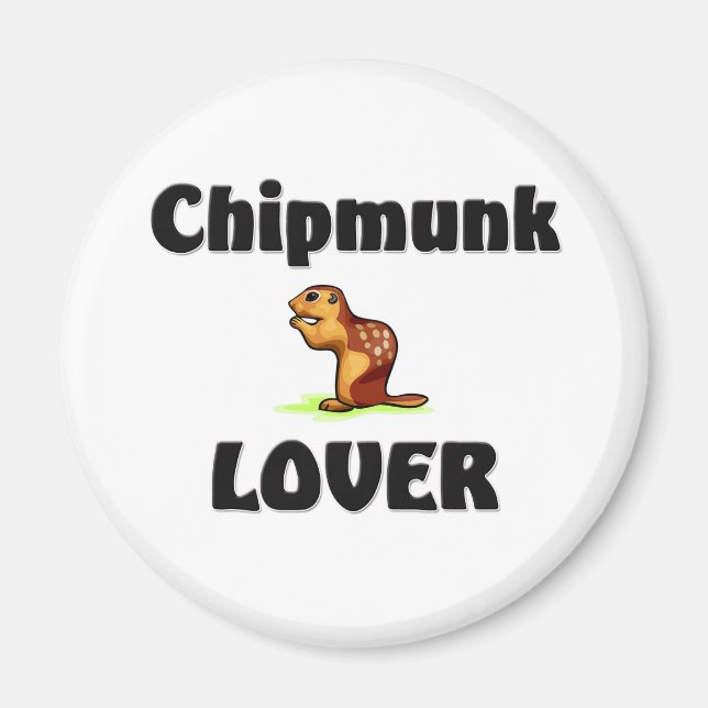 Imán Chipmunk Lover (Frente)