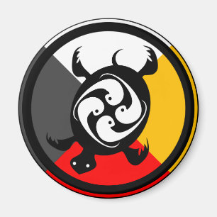 Imán Chippewa Dodem Miskwaadesi