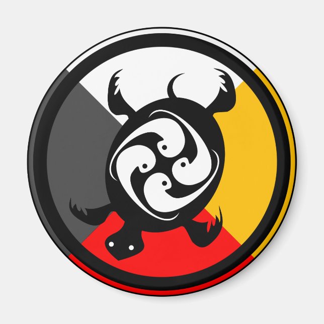 Imán Chippewa Dodem Miskwaadesi (Frente)