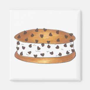 Imán Chipwich Chocolate Chip Helado Sandwich Magnet
