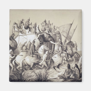 Imán Chir Singh, Maharajá de los sikhs con el rey de