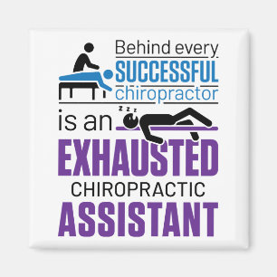 Imán Chiropráctico Assistant Chiropractor Divertido