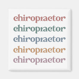 Imán Chiropractor Chiropractico Retro Regalos De Escuad