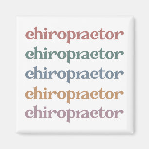 Imán Chiropractor Chiropractico Retro Regalos De Escuad