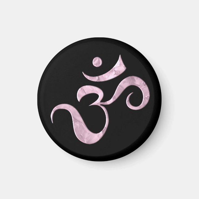 Imán Chispa Rosa Om (Frente)