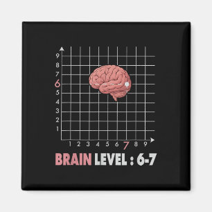 Imán Chiste 67 Meme Matemáticas Seis Siete Profesor Bra