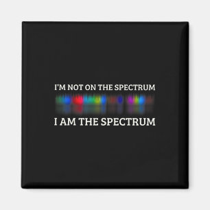 Imán Chiste de Autismo Divertido No Estoy En El Espectr