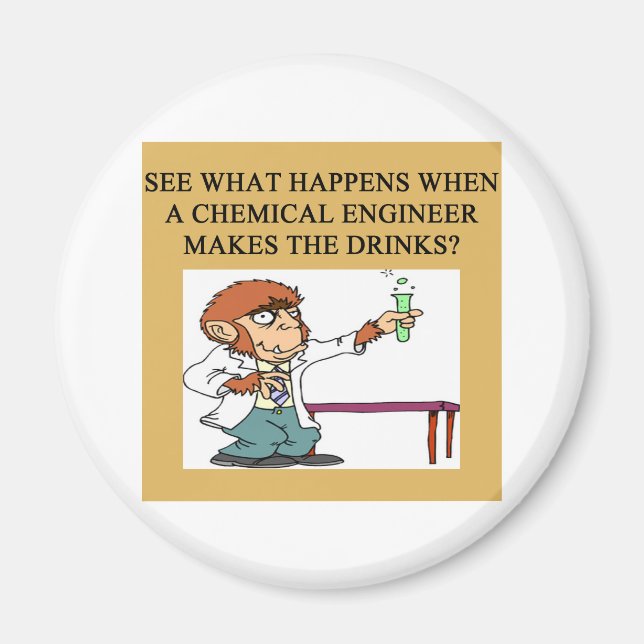 Imán chiste de construcción química (Frente)
