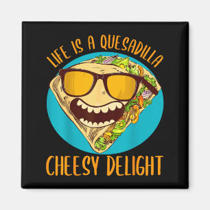 Imán Chiste de quesadilla pun 5 de mayo comida mexicana