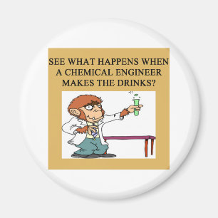 Imán chiste del brebaje de la química
