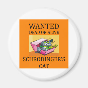 Imán chiste del gato de los schrodinger