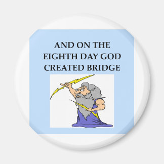Imán chiste del jugador puente