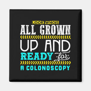 Imán Chiste Divertido de Colonoscopia Humor Médico Revi