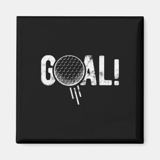Imán Chiste divertido de gol de fútbol golf cuatro