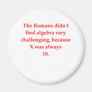 Imán chiste divertido de la matemáticas