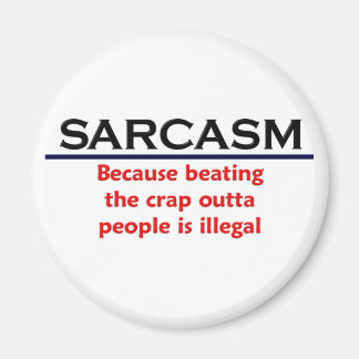 Imán Chiste gracioso de KRW Sarcasm