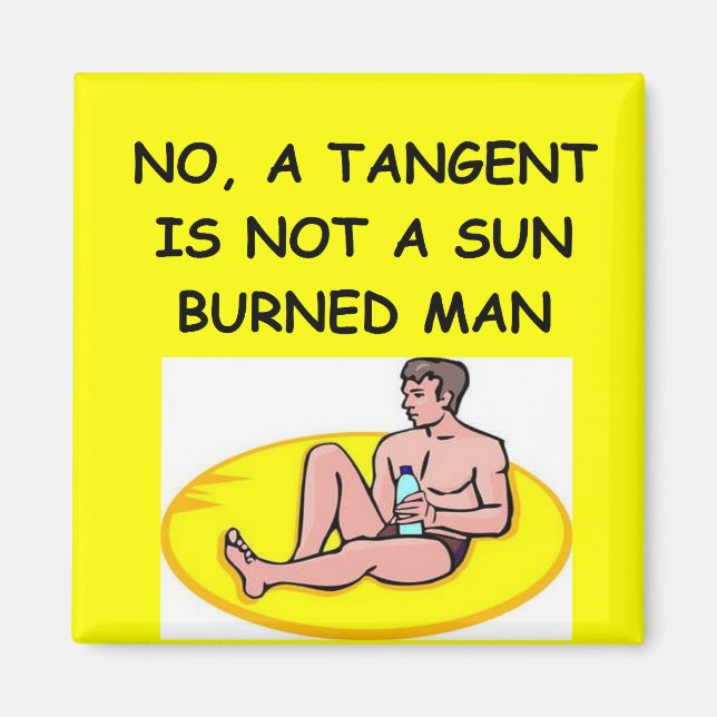 Imán chiste matemático (Frente)