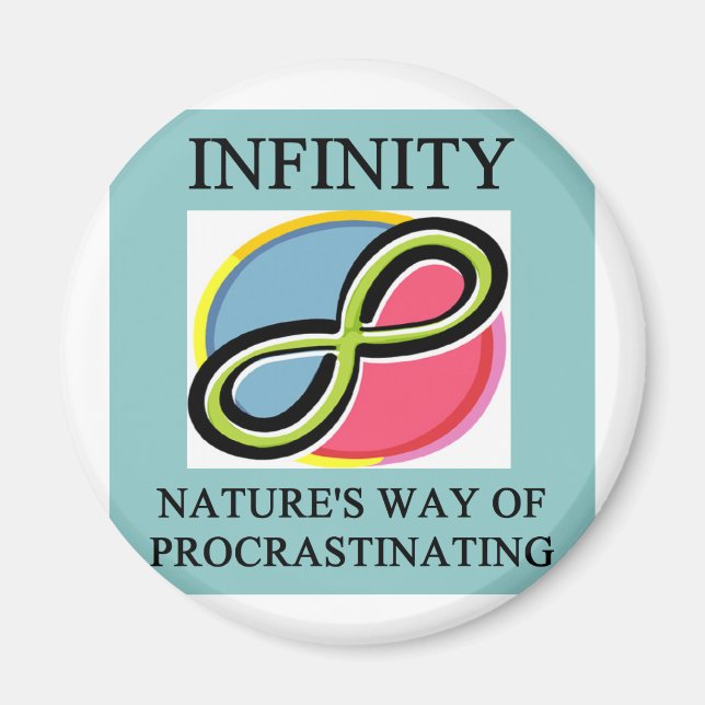 Imán CHISTE matemático INFINITY (Frente)