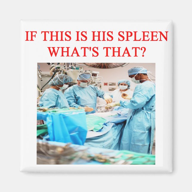 Imán chiste médica divertido (Frente)