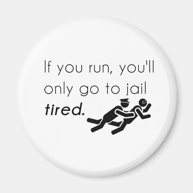 Imán Chistes de la policía (Frente)