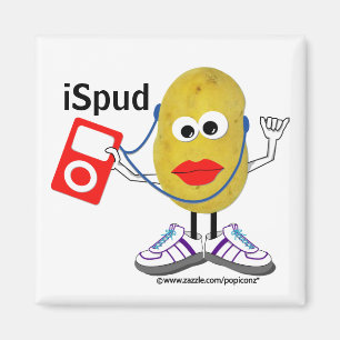 imán chistoso de la parodia del "ispud"