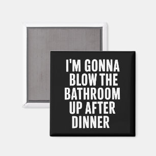 Imán Chistoso Golpea El Humor De Baño Inapropiado