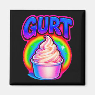 Imán Chistoso Gurt Cerebro podrido Meme Yogur Argot Gen