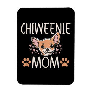 Imán chiweenie mamá chihuahua lindo dueño de perro aman